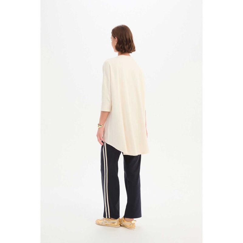 TIRELLI Stripe Front 3/4 Sleeve Tee image number 9